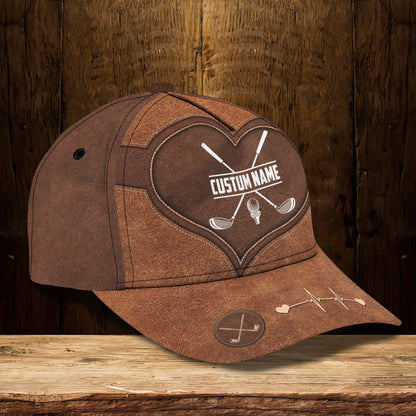 3D Classic Cap Golf Personalized Name Cap 18 Lasfour CA0609