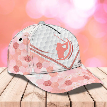 3D Classic Cap Golf Personalized Name Cap Lasfour CA0585