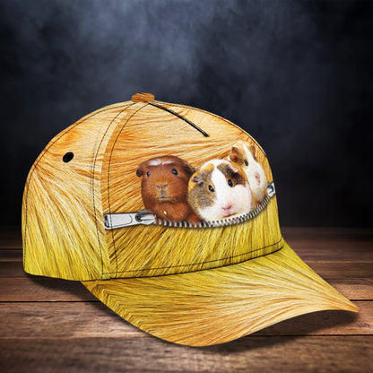 3D Classic Cap Guinea Pig Personalized Name Cap 65 Lasfour CA1965