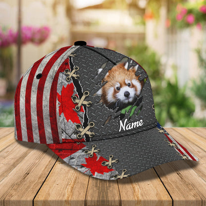 3D Classic Cap Red Panda Customize Cap Lasfour CA0955