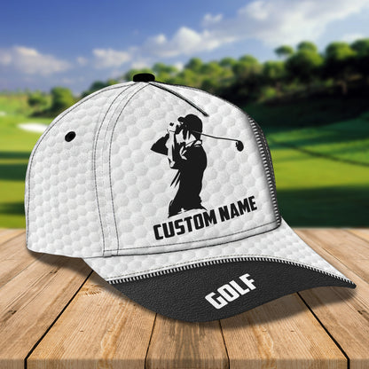 3D Classic Cap Golf 2 Personalized Name Cap Lasfour CA2182