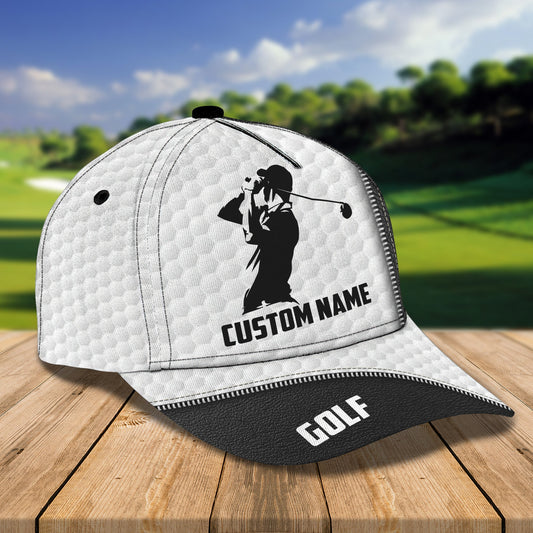 3D Classic Cap Golf 2 Personalized Name Cap Lasfour CA2182