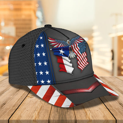 3D Classic Cap Personalized Classic Cap Texas Lasfour CA1501