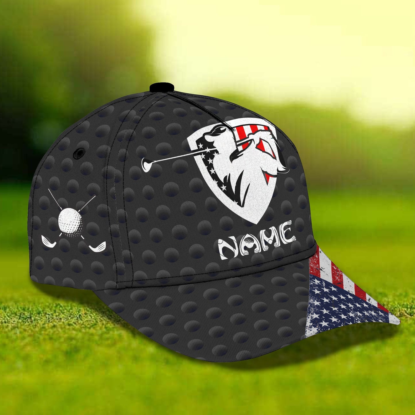 3D Classic Cap American Golf Personalized Name Cap Lasfour CA0762