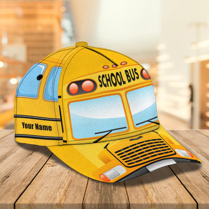 3D Classic Cap Bus Personalized Name Cap 107 Lasfour CA2411