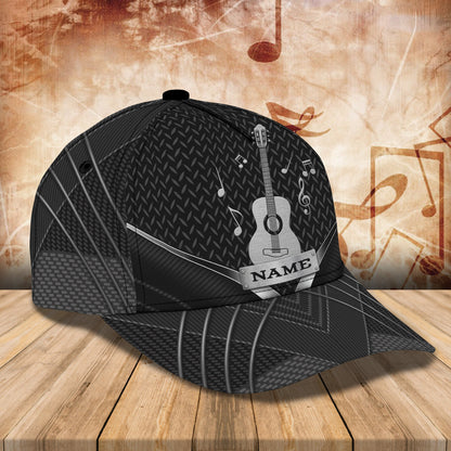 3D Classic Cap Guitar 02 Personalized Name Cap Lasfour CA0671