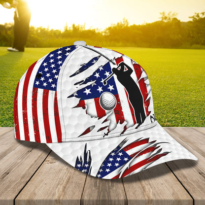 3D Classic Cap Golf New Personalized Name Cap Lasfour CA2200