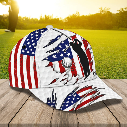 3D Classic Cap Golf New Personalized Name Cap Lasfour CA2200