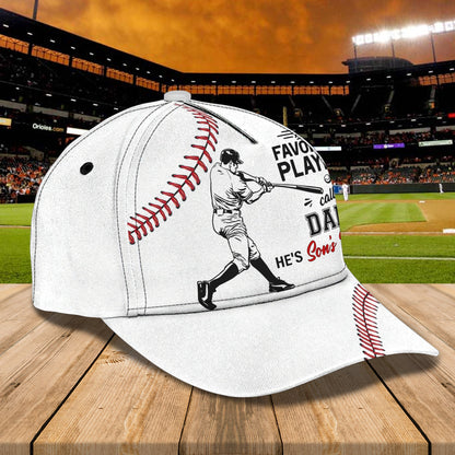 3D Classic Cap Baseball 17 Personalized Name Cap Lasfour CA0744