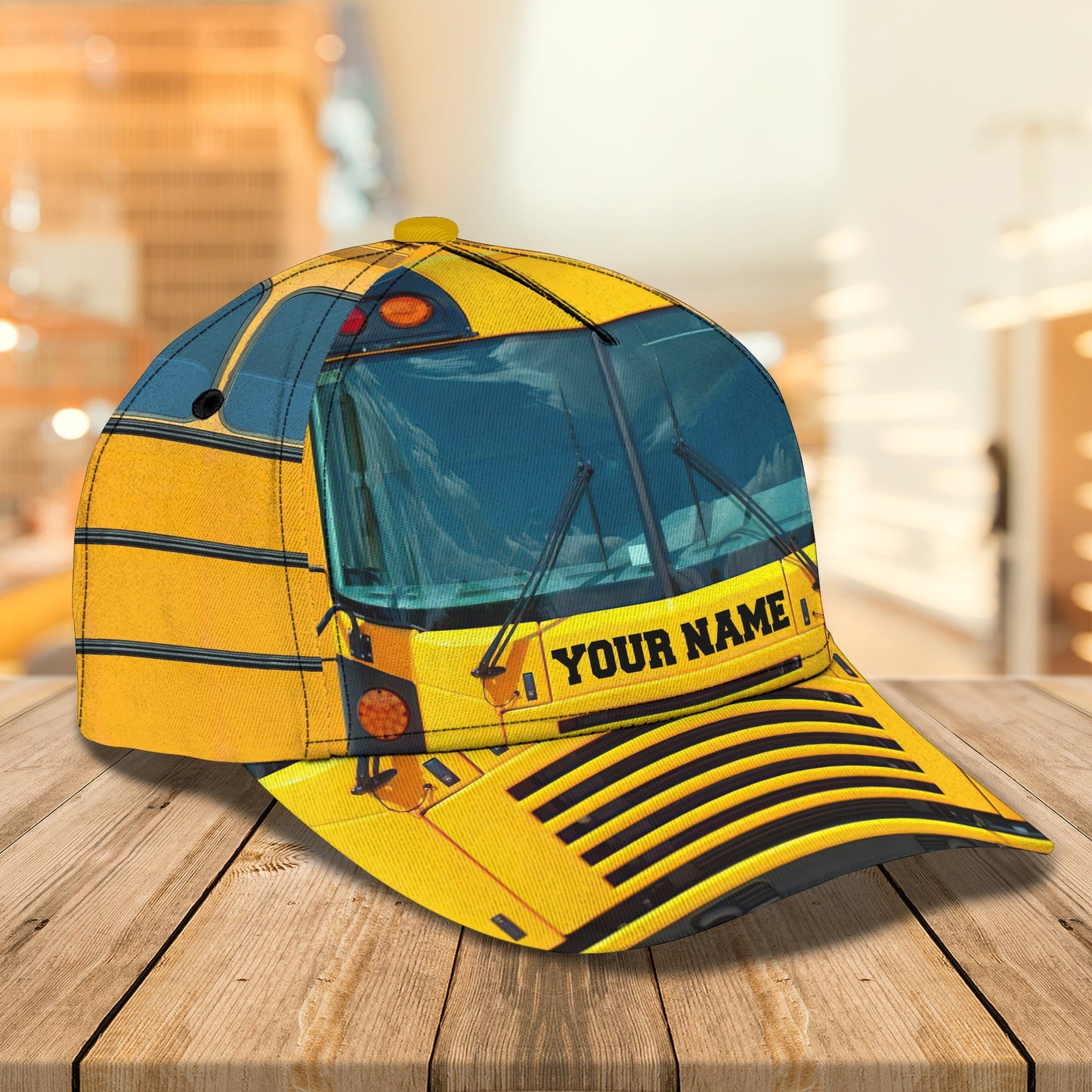 3D Classic Cap Bus Driver 2 Personalized Name Cap Lasfour CA0837