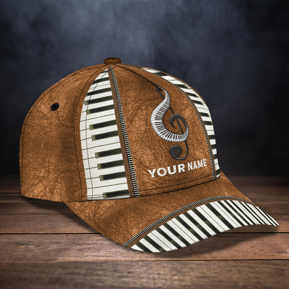 3D Classic Cap Music Personalized Name Cap Lasfour CA2263