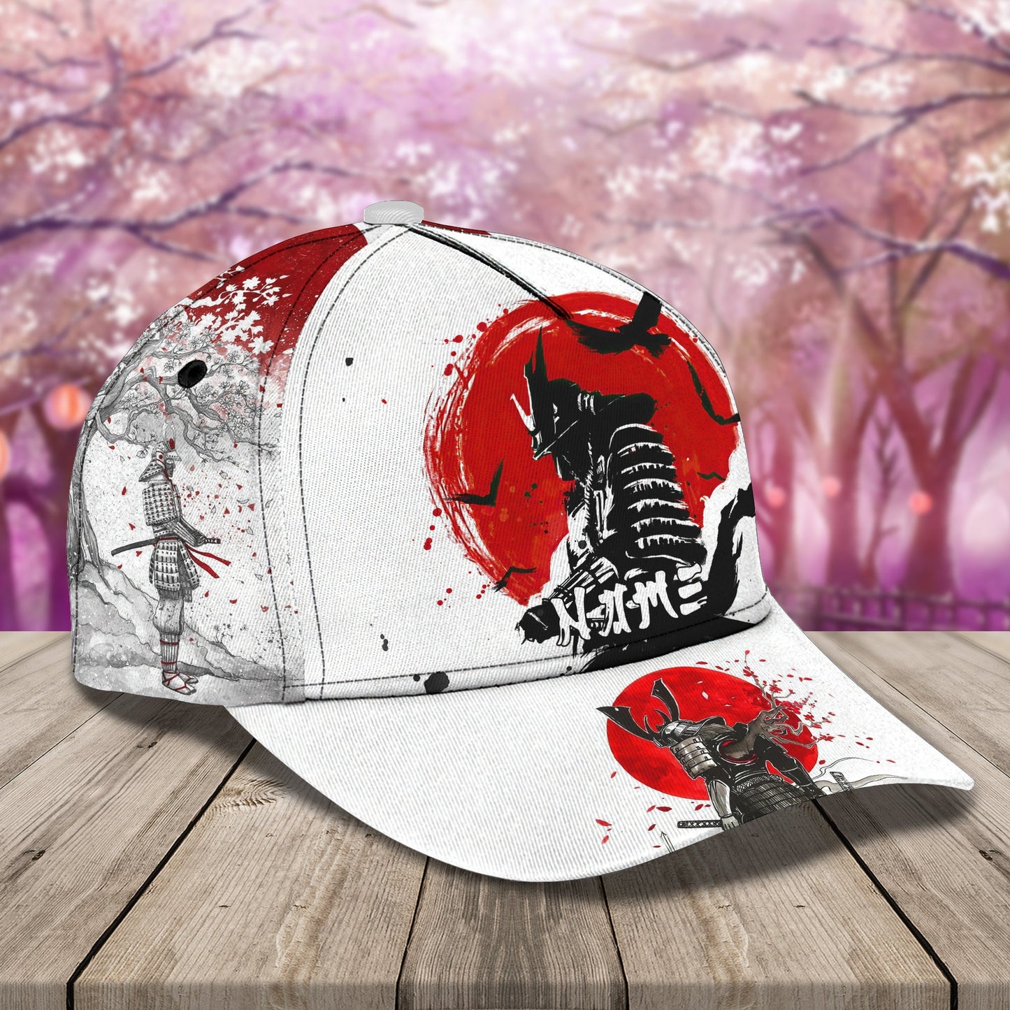 3D Classic Cap Way Of The Samurai Personalized Name Cap Lasfour CA2185