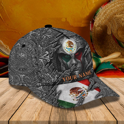 3D Classic Cap Mexico Personalized Name Cap Lasfour CA1102