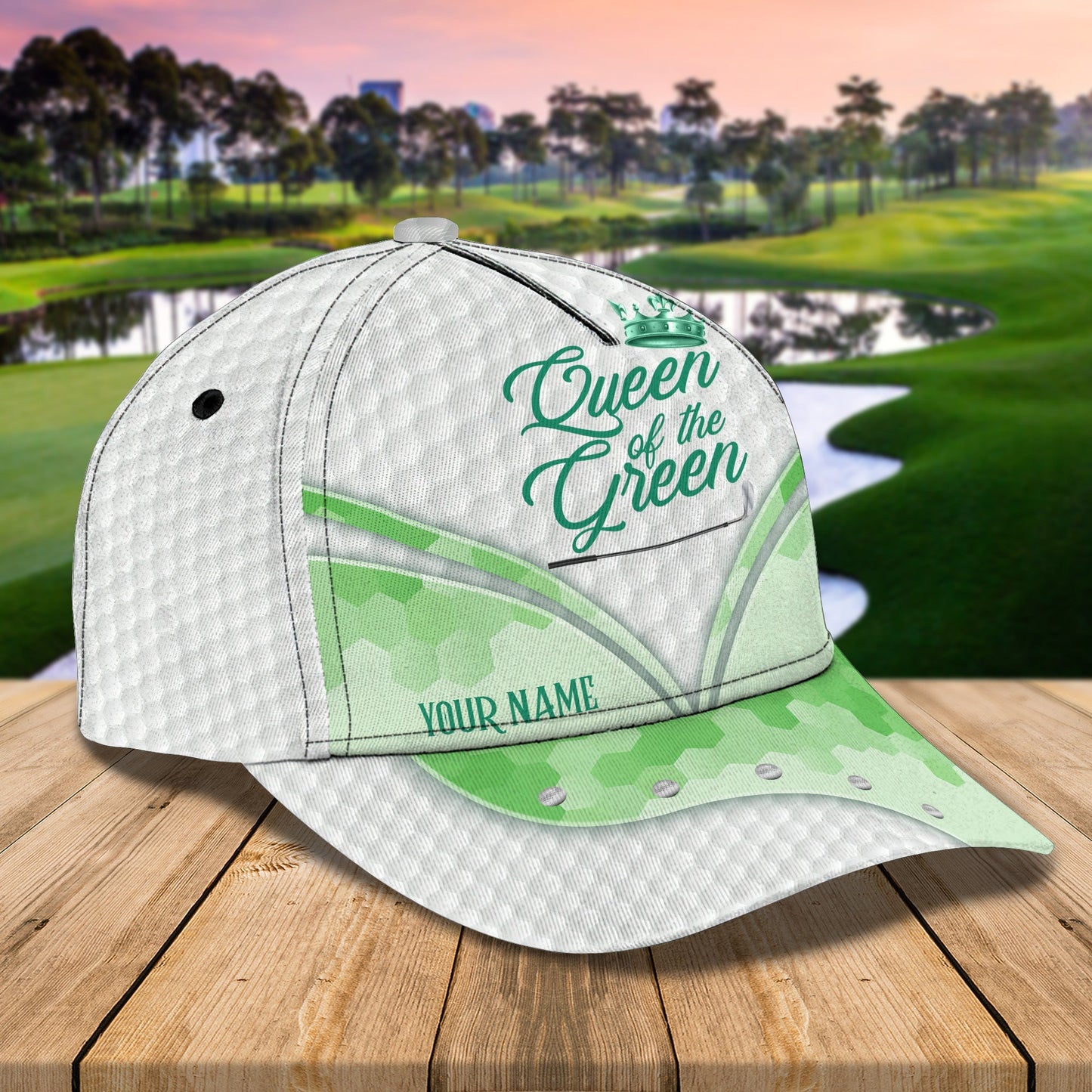3D Classic Cap Golf Personalized Name Cap Lasfour CA0584