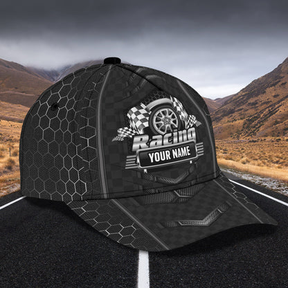 3D Classic Cap Racing Personalized Name Cap Lasfour CA0781