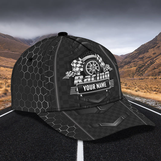 3D Classic Cap Racing Personalized Name Cap Lasfour CA0781