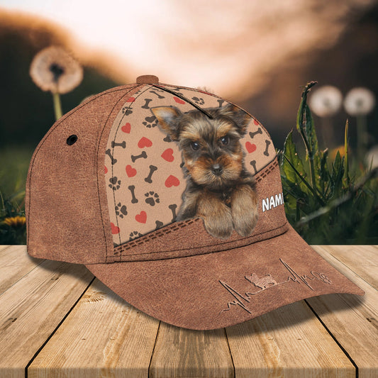 3D Classic Cap Yorkie Cute Classic Cap Lasfour CA2183