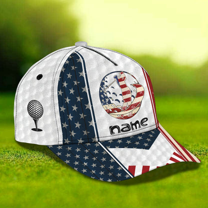 3D Classic Cap American Golfer 02 Customize Cap Lasfour CA0763