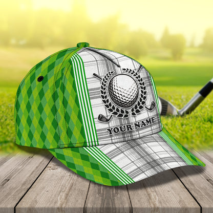 3D Classic Cap Golf Personalized Name Cap 004 Lasfour CA0552