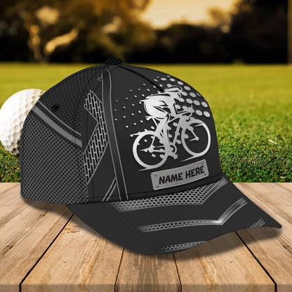 3D Classic Cap Bicycle Cap Personalized Name Cap Lasfour CA0650