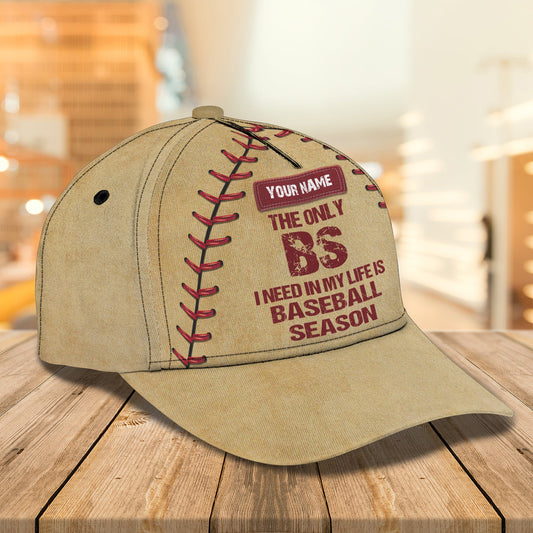 3D Classic Cap The Only I Need Is Baseball Season Personalized Name Cap 16 Lasfour CA0701