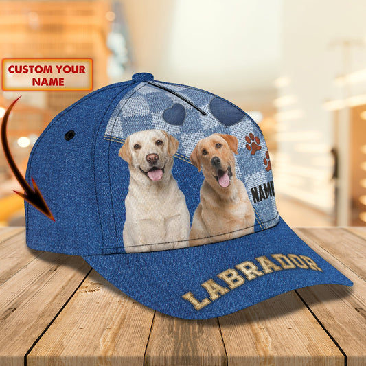 3D Classic Cap Labrador Lovers 010 Personalized Name Cap Lasfour CA1248