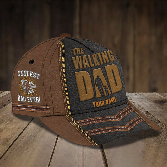 3D Classic Cap Best Dad Personalized Name Cap Lasfour CA0738