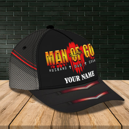 Man Of God Personalized Name Cap CA0231