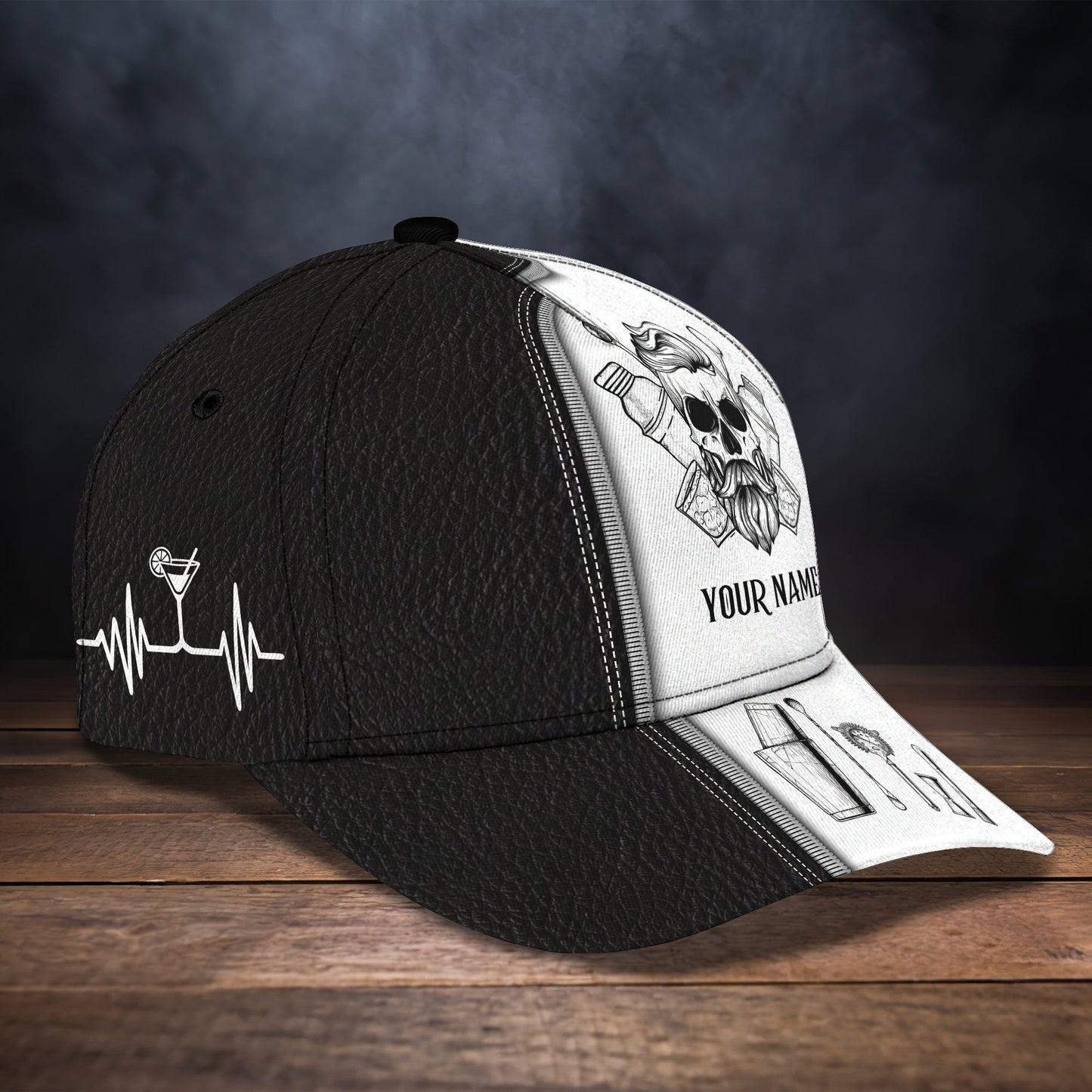 3D Classic Cap Personalized Name Cap Batender 01 Lasfour CA1060