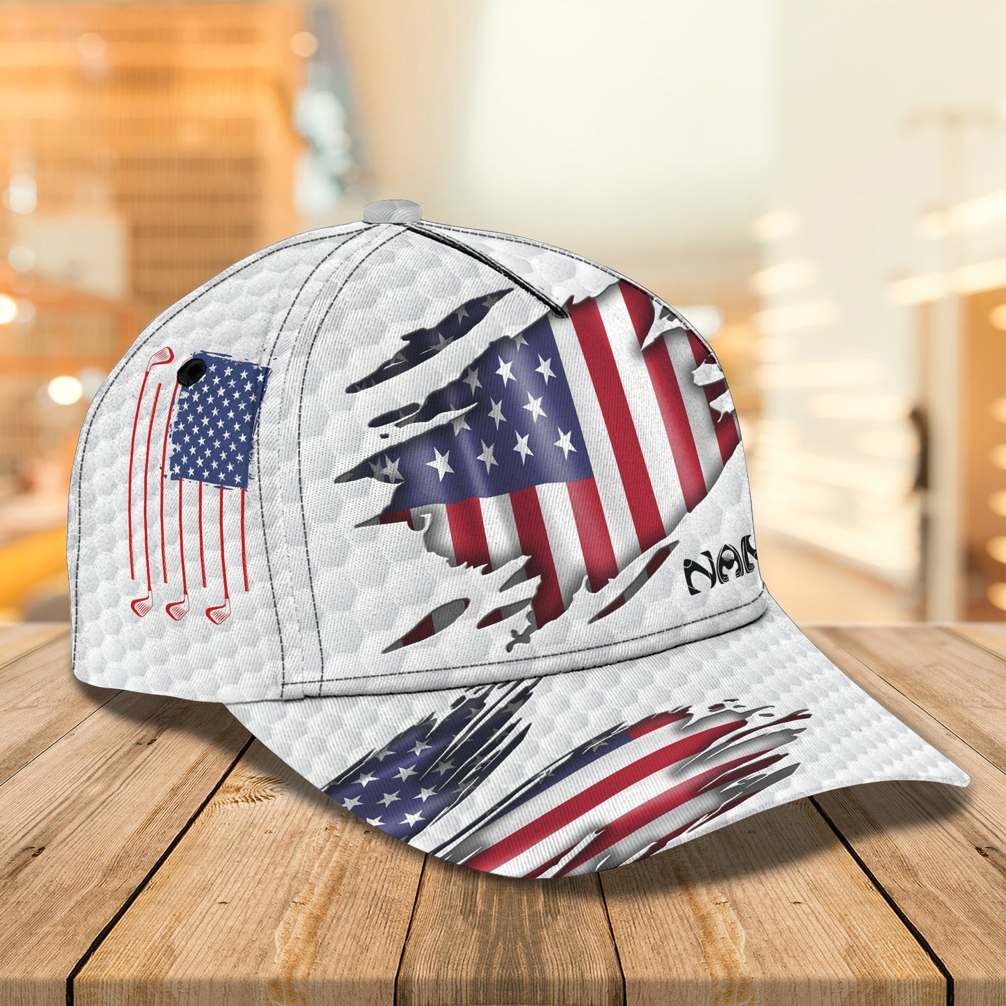 3D Classic Cap Nta Custom Name Golf Lasfour CA2439