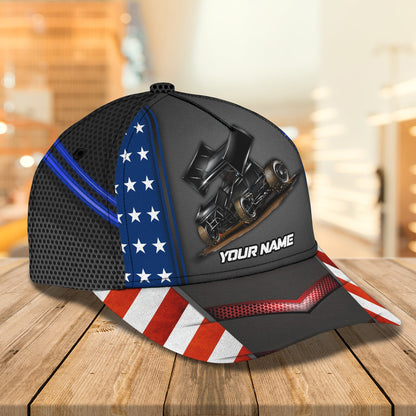 3D Classic Cap Dirt Racing Personalized Name Cap Lasfour CA1268