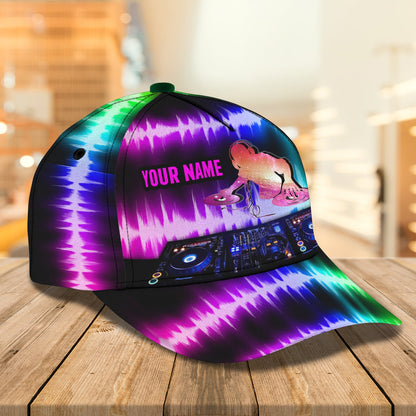 3D Classic Cap Dj Dj Personalized Name Cap Lasfour CA0892