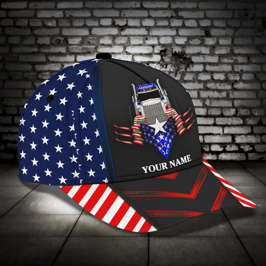 3D Classic Cap Custom Name American Trucker Classic Cap Lasfour CA1735