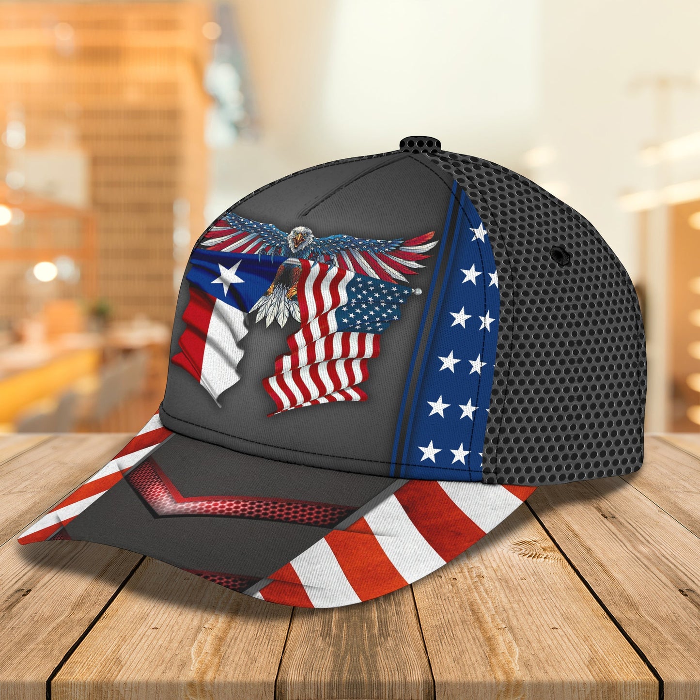 3D Classic Cap Personalized Classic Cap Texas Lasfour CA1501
