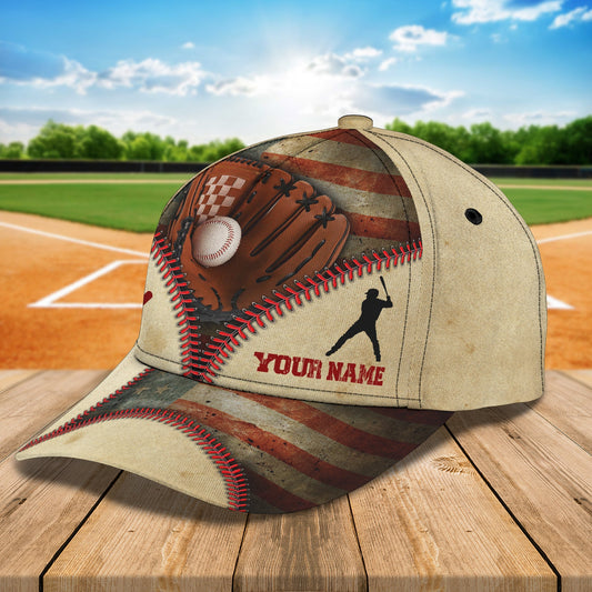 3D Classic Cap Baseball Personalized Name Cap 2 CA0524
