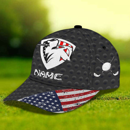 3D Classic Cap American Golf Personalized Name Cap Lasfour CA0762