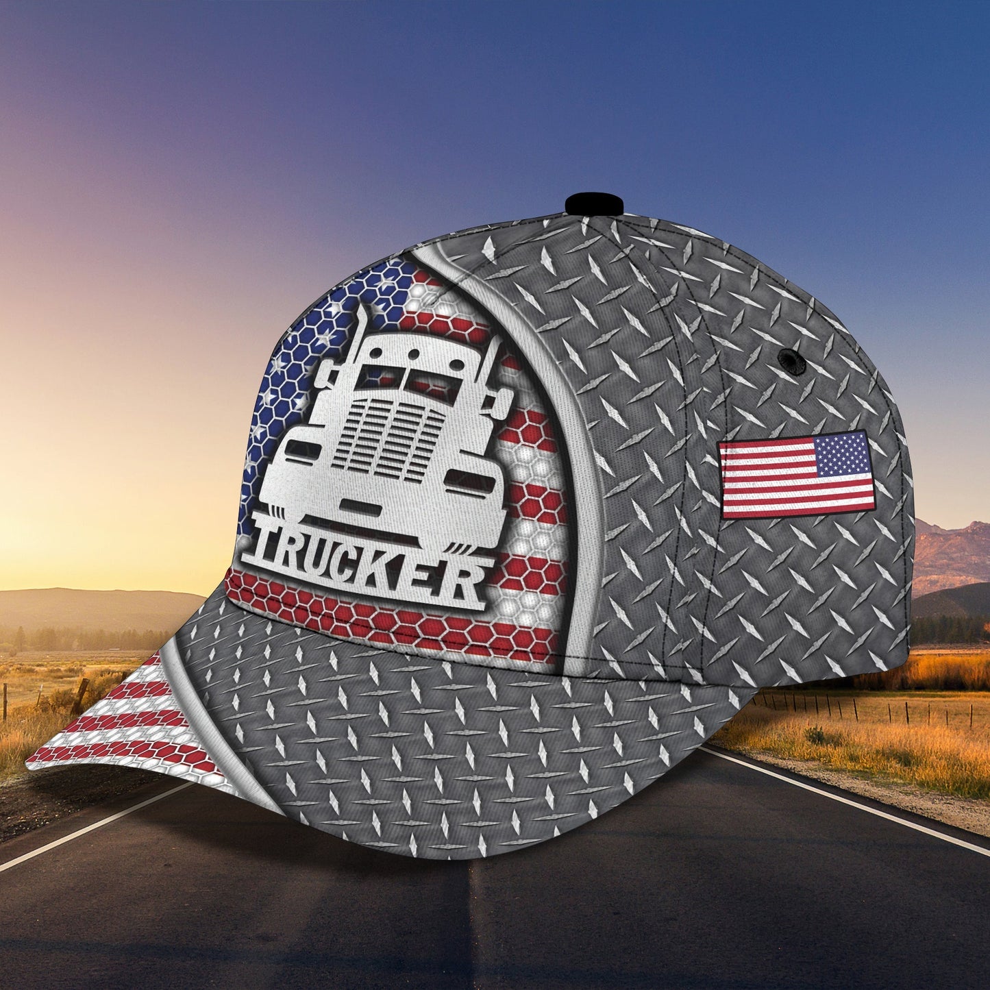3D Classic Cap Tracker Cap2 Personalized Name Cap Lasfour CA0541