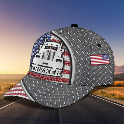 3D Classic Cap Tracker Cap2 Personalized Name Cap Lasfour CA0541