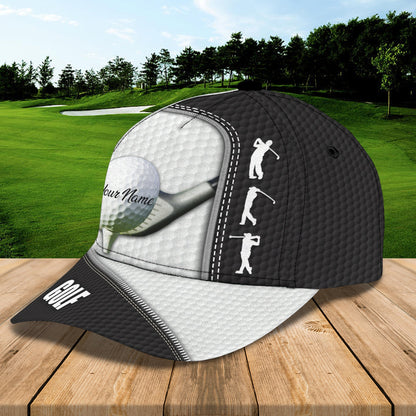3D Classic Cap Golf 4 Personalized Name Cap Lasfour CA0581