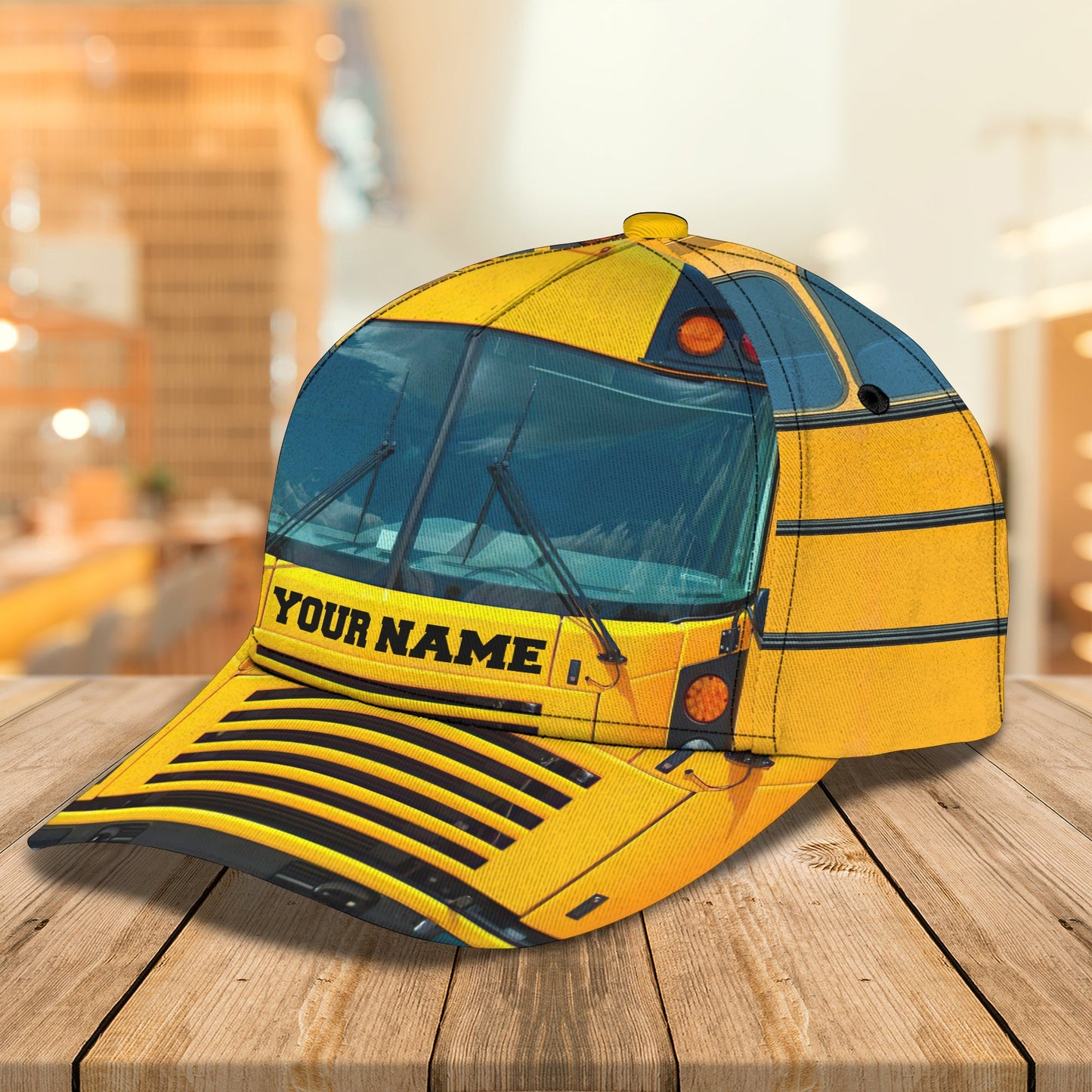 3D Classic Cap Bus Driver 2 Personalized Name Cap Lasfour CA0837