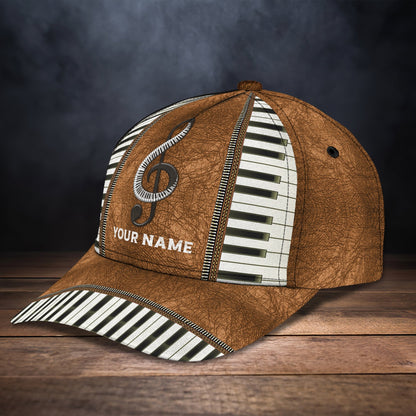 3D Classic Cap Music Personalized Name Cap Lasfour CA2263