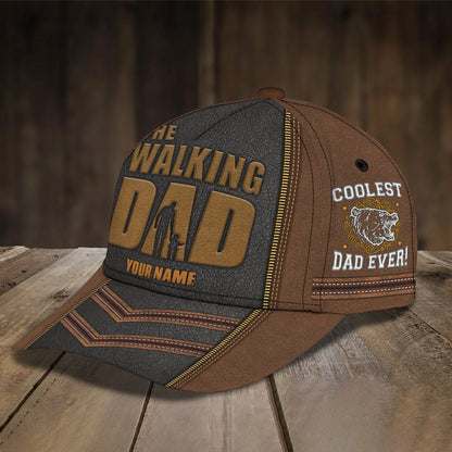 3D Classic Cap Best Dad Personalized Name Cap Lasfour CA0738