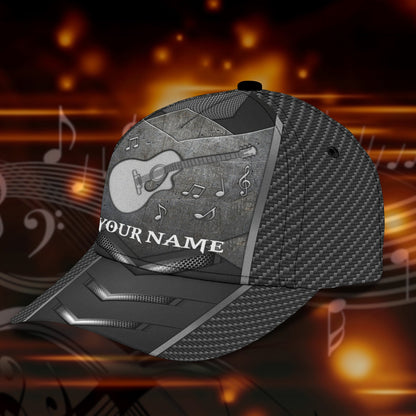 3D Classic Cap Guitar Personalized Name Cap Lasfour CA2437
