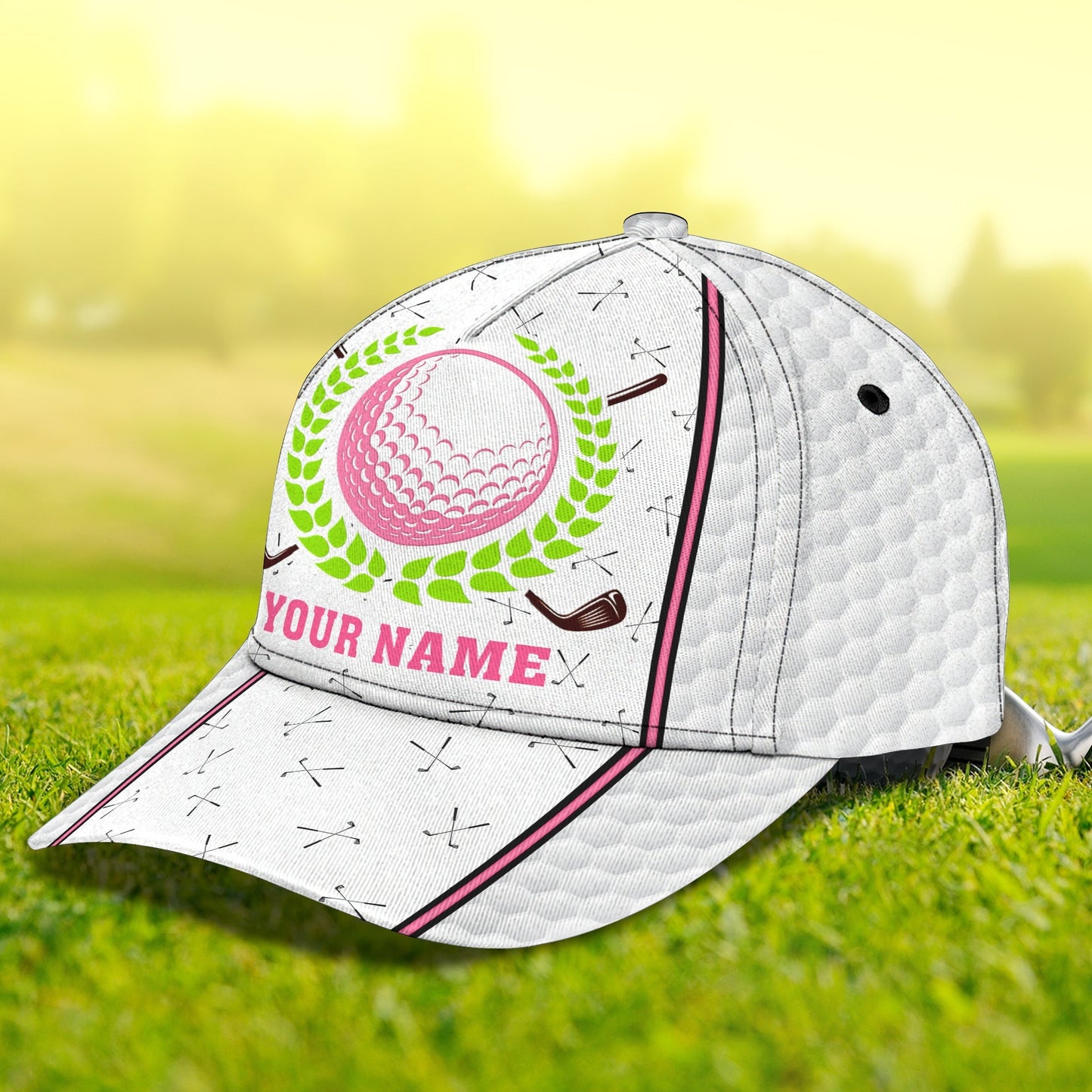 3D Classic Cap Golf Cap2 Personalized Name Cap Lasfour CA0593