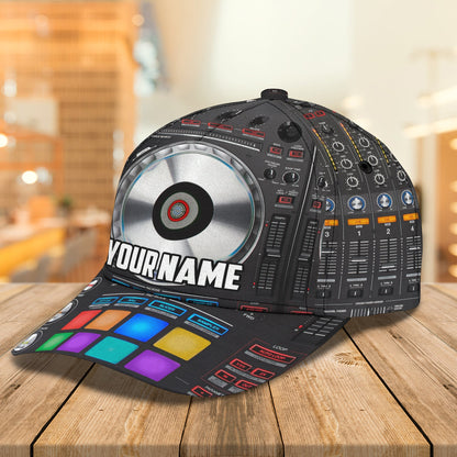 3D Classic Cap Dj Personalized Name Cap Lasfour CA2436