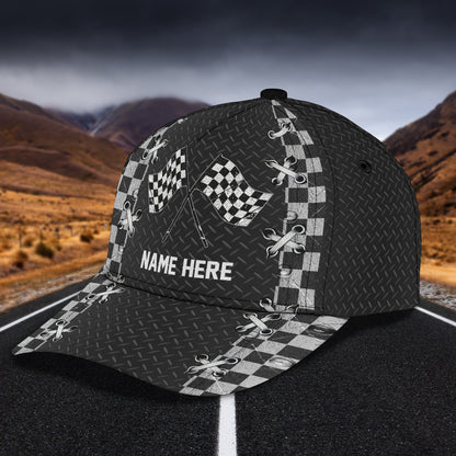 3D Classic Cap Racing Cap1 Personalized Name Cap Lasfour CA2462