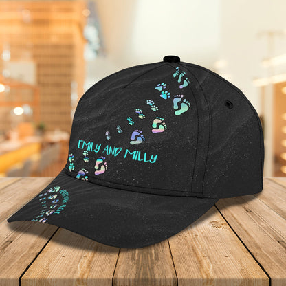 3D Classic Cap Never Walk Alone Personalized Name Cap Lasfour CA0652