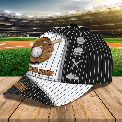 3D Classic Cap Baseball Personalized Name Cap Lasfour CA0657