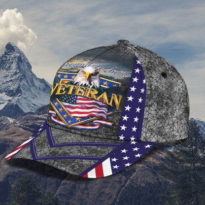 3D Classic Cap Veteran Ctnama16 Personalized Name Cap Lasfour CA0724