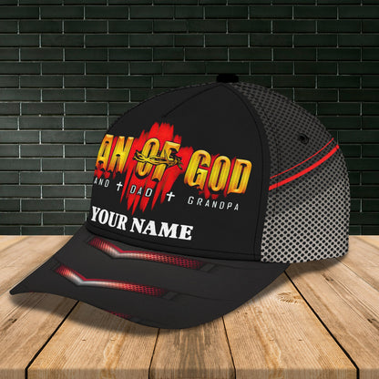 Man Of God Personalized Name Cap CA0231